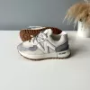 Adidasi dama casual albi cu gri 2532
